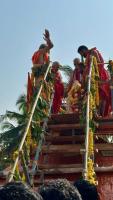 HH Swamiji's visit to Shri Mathada Vinayaka Devasthan, Salemane, Neerkanta, Shirali (16 Feb 2025)